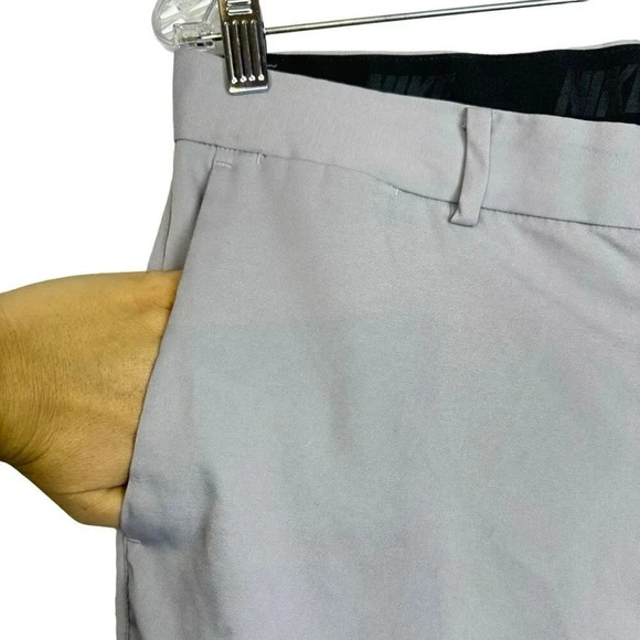 Nike Golf Dri Fit Essential Flex Tech Straight Pants Size 32x36 Gray Alt 33x28 - Picture 3 of 11